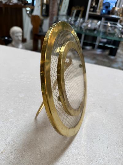 Vintage Brass Glass Mesh Photo Frame
