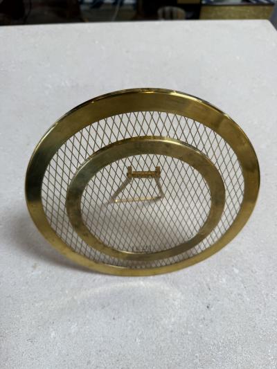 Vintage Brass Glass Mesh Photo Frame