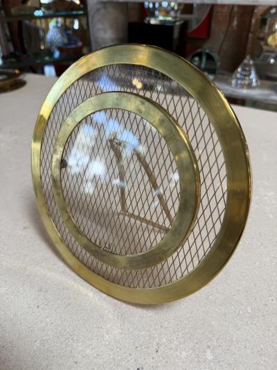 Vintage Brass Glass Mesh Photo Frame
