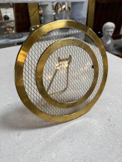 Vintage Brass Glass Mesh Photo Frame