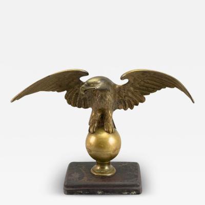 Vintage Brass Spreadwing Eagle Late 19th Century