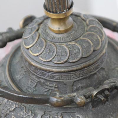 Vintage Brass Teapot Lamp by Quoizel