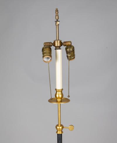 Vintage Bronze Ebonized Adjustable Floor Lamp