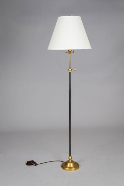 Vintage Bronze Ebonized Adjustable Floor Lamp