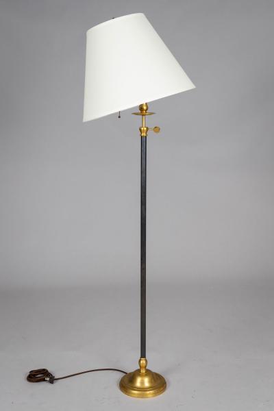 Vintage Bronze Ebonized Adjustable Floor Lamp