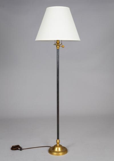 Vintage Bronze Ebonized Adjustable Floor Lamp
