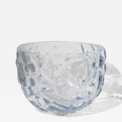 Vintage Brutalist Glass Bowl