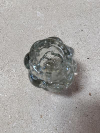 Vintage Bubble Glass Votive Holder