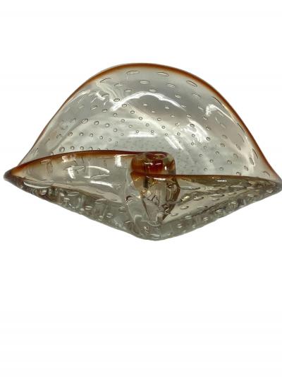 Vintage Bullicante Murano Glass Dish