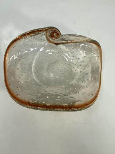 Vintage Bullicante Murano Glass Dish