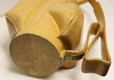 Vintage Carved Wood Decorative Golf Bag