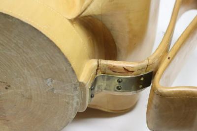 Vintage Carved Wood Decorative Golf Bag