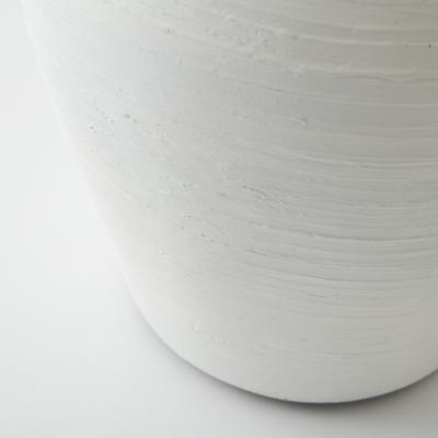 Vintage Ceramic Lamp with Custom Sisal Shade