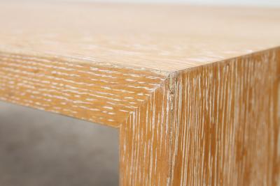 Vintage Cerused Oak Coffee Table in the Manner of Jean Michel Frank