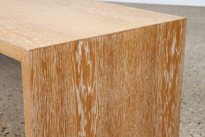 Vintage Cerused Oak Coffee Table in the Manner of Jean Michel Frank