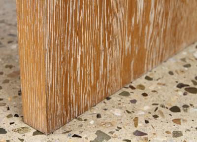 Vintage Cerused Oak Coffee Table in the Manner of Jean Michel Frank