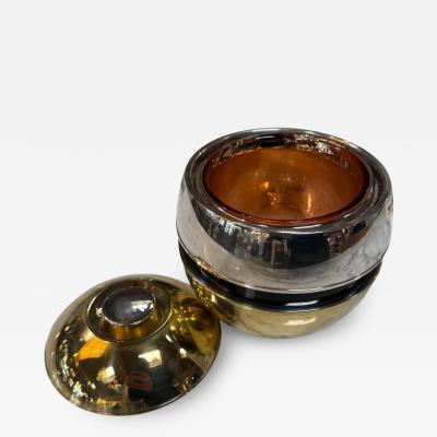 Vintage Champagne Cooler with Lid