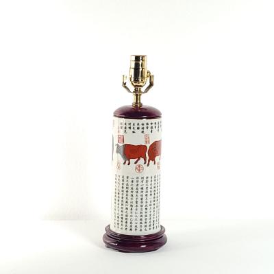 Vintage Chinese Porcelain Vase Now a Lamp circa 1950