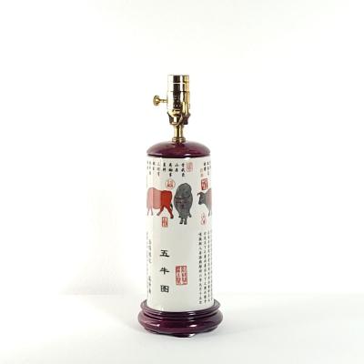 Vintage Chinese Porcelain Vase Now a Lamp circa 1950