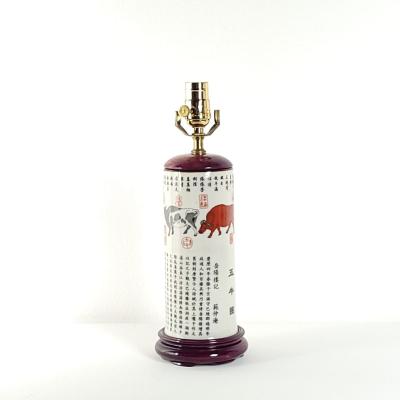 Vintage Chinese Porcelain Vase Now a Lamp circa 1950