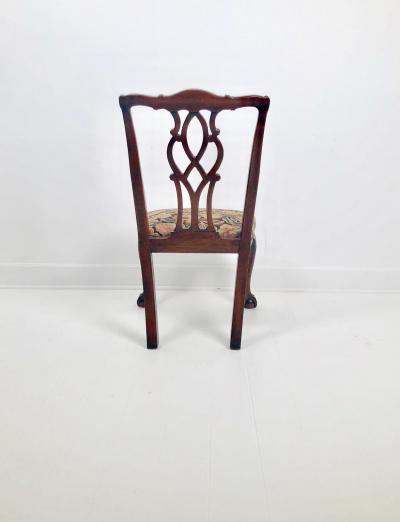 Vintage Chippendale Style Armchairs A Pair