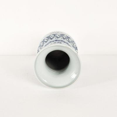 Vintage Classic Blue White Double Happiness Vase