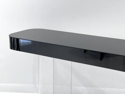 Vintage Curved Acrylic Console