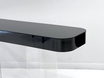 Vintage Curved Acrylic Console