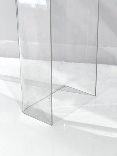 Vintage Curved Acrylic Console