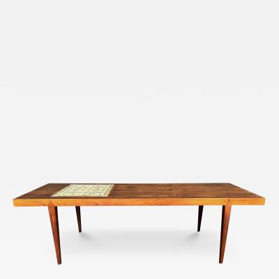Vintage Danish Mid Century Modern Rosewood Coffee Table by Severin Hansen