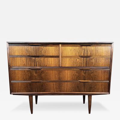 Vintage Danish Mid Century Modern Rosewood Dresser