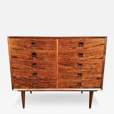 Vintage Danish Mid Century Modern Rosewood Dresser by Brouer Mobelfabrik