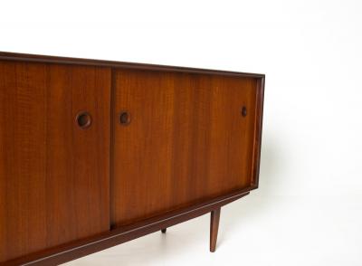 Vintage Danish Modern Teak Credenza with Afromosia Details