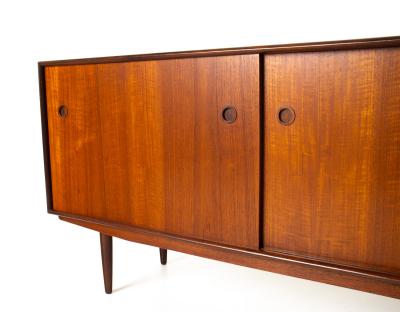 Vintage Danish Modern Teak Credenza with Afromosia Details