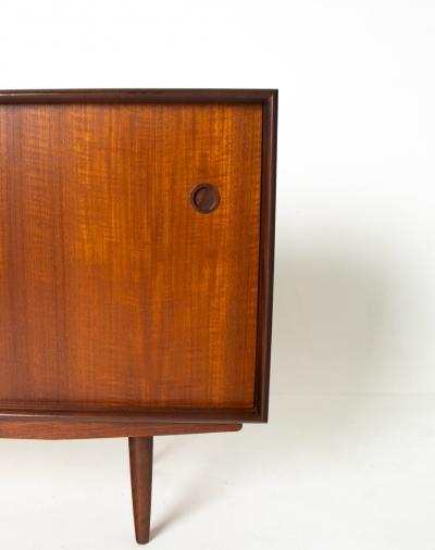 Vintage Danish Modern Teak Credenza with Afromosia Details