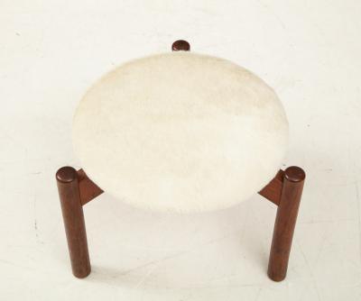 Vintage Danish Tripod Stool