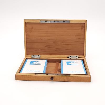 Vintage Deck of Pan Am Playing Cards in 19th Century French Card Box