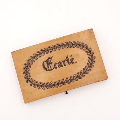 Vintage Deck of Pan Am Playing Cards in 19th Century French Card Box