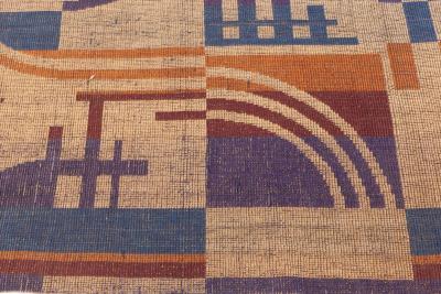 Vintage Deco Flat Weave Rug