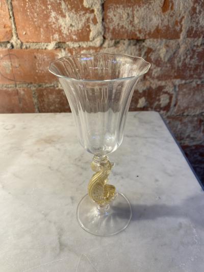 Vintage Decorative Italian Handcrafted Chalice 1970s