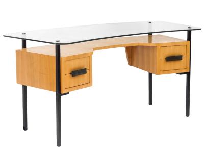 Vintage Desk Designed by Jacques Hitier for La Meridienne