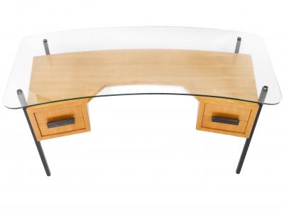 Vintage Desk Designed by Jacques Hitier for La Meridienne