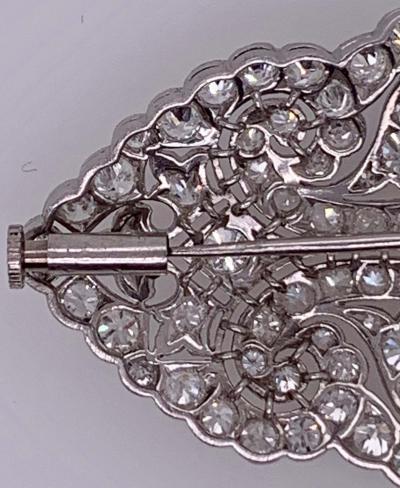 Vintage Diamond Cluster Brooch