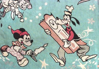 Vintage Disney Cartoon Rug