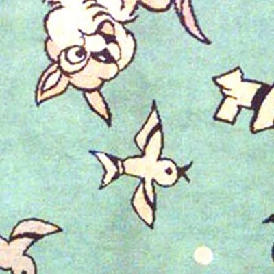 Vintage Disney Cartoon Rug