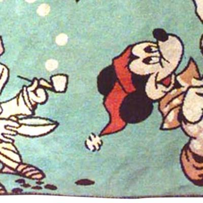 Vintage Disney Cartoon Rug