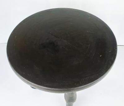 Vintage Ebonized Wooden Carved African Elephant Table