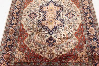 Vintage Egyptian Silk Rug