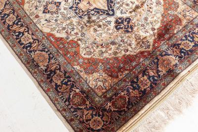 Vintage Egyptian Silk Rug
