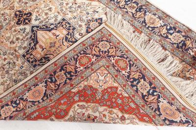 Vintage Egyptian Silk Rug